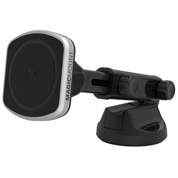 Scosche MagicMount Pro 2 Extendo Window / Dash Mount, Black and Silver MP2WDEX2-XTSP